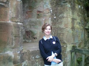Heather Hirschfeld at Kenilworth Castle, Warwickshire, England